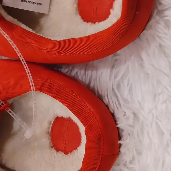 Coach Rachelle Logo Quilted women's slippers $145