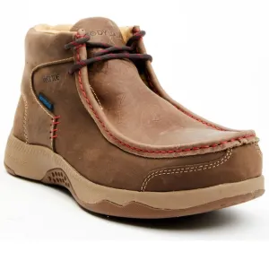 CODY JAMES MEN'S WALLABEE MOC TOE WORK SHOES - COMPOSITE TOE NIB