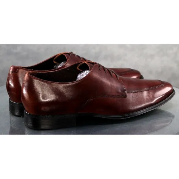 Cole Haan Air Adams Men's Apron Toe Dress Shoes Size 11 Leather Brown C09436