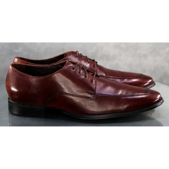 Cole Haan Air Adams Men's Apron Toe Dress Shoes Size 11 Leather Brown C09436