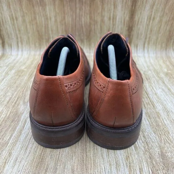 Cole Haan Buckland Cap Toe‎ Men's Size 12 M Oxford Brown Leather Shoes C28882