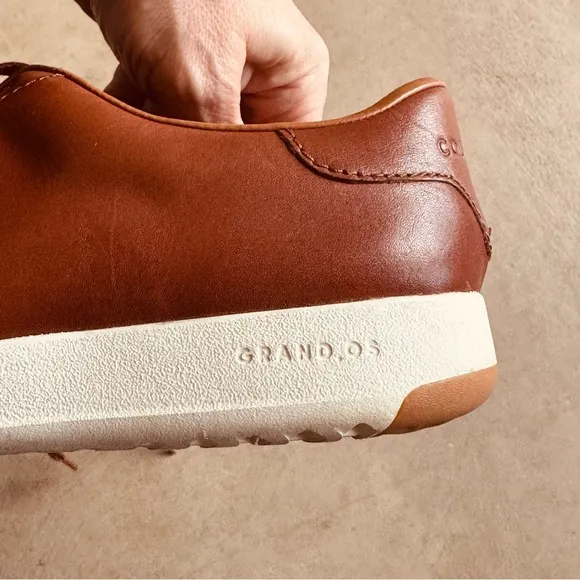 Cole Haan Caramel Brown Leather Men's Shoes/Sneakers 9M