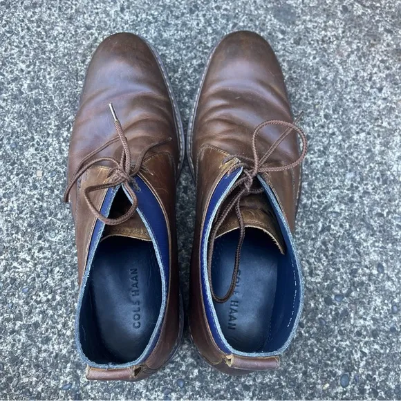 Cole Haan Colton Brown Leather Chukka Boots Men’s 11.5
