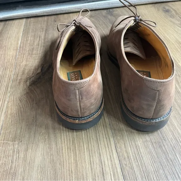 Cole‎ Haan Country Men Brown Nubuck Cap Toe Oxford Shoe Size 11 D Pre Owned