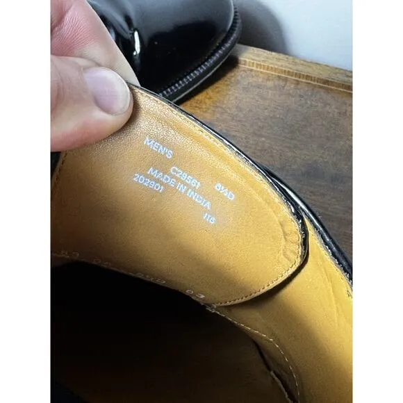 Cole Haan Gramercy Wholecut Oxford Derby Black Size 8.5 D C29561 Leather Dress