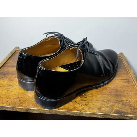 Cole Haan Gramercy Wholecut Oxford Derby Black Size 8.5 D C29561 Leather Dress