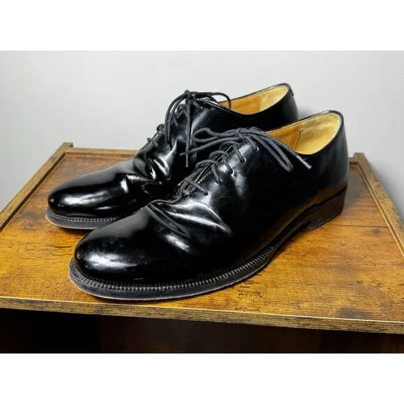 Cole Haan Gramercy Wholecut Oxford Derby Black Size 8.5 D C29561 Leather Dress