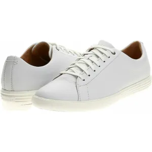 Cole Haan Grand OS Crosscourt II Mens 8 White Leather Sneaker Footwear Shoes NEW