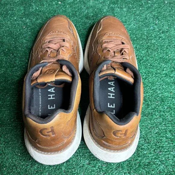 Cole Haan Grandpro Ashland Mens 12 M Brown Leather Shoes Sneakers