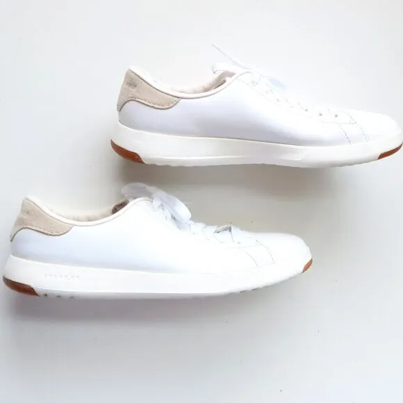 Cole Haan GrandPro Tennis Shoes Sneakers Leather Lace Up Casual Sporty Shoes 7.5