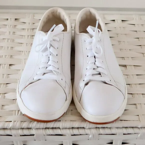 Cole Haan GrandPro Tennis Shoes Sneakers Leather Lace Up Casual Sporty Shoes 7.5