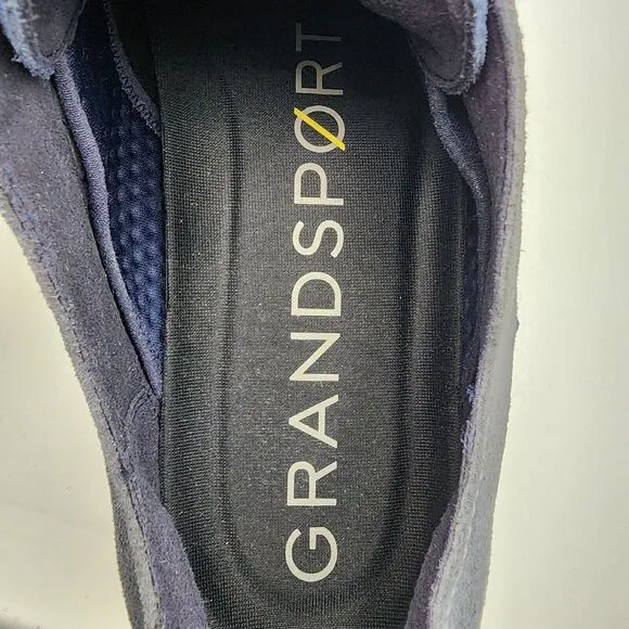 Cole‎ Haan Grandsport Apron Toe Sneaker Mens 13M Navy Blue Grand.Os Shoes