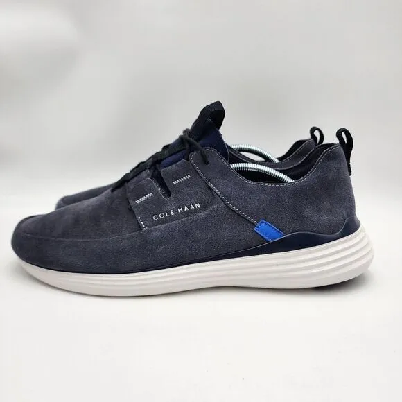Cole‎ Haan Grandsport Apron Toe Sneaker Mens 13M Navy Blue Grand.Os Shoes