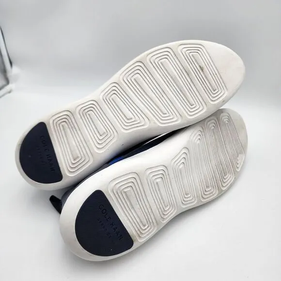 Cole‎ Haan Grandsport Apron Toe Sneaker Mens 13M Navy Blue Grand.Os Shoes