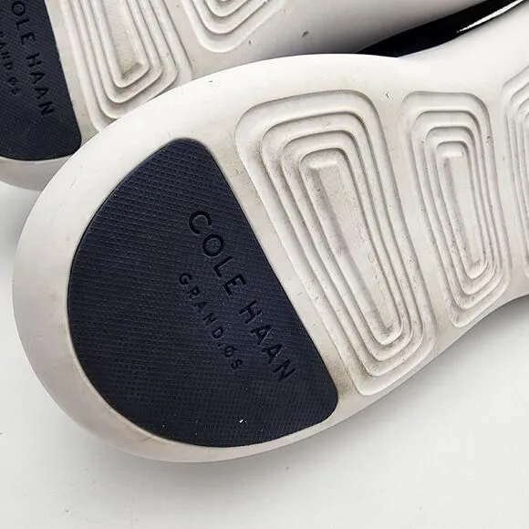 Cole‎ Haan Grandsport Apron Toe Sneaker Mens 13M Navy Blue Grand.Os Shoes