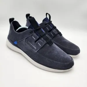 Cole‎ Haan Grandsport Apron Toe Sneaker Mens 13M Navy Blue Grand.Os Shoes