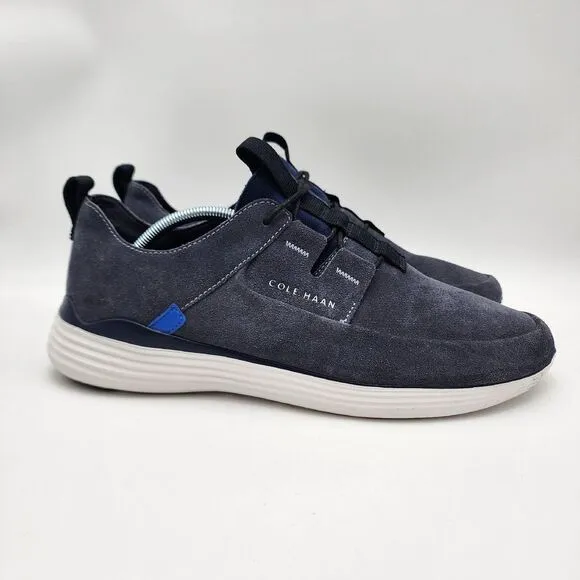 Cole‎ Haan Grandsport Apron Toe Sneaker Mens 13M Navy Blue Grand.Os Shoes