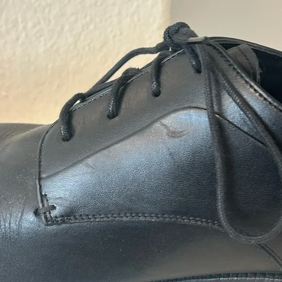 Cole Haan Harrison Grand Cap Toe Oxford Black Leather Shoes Mens Size 14 C32795