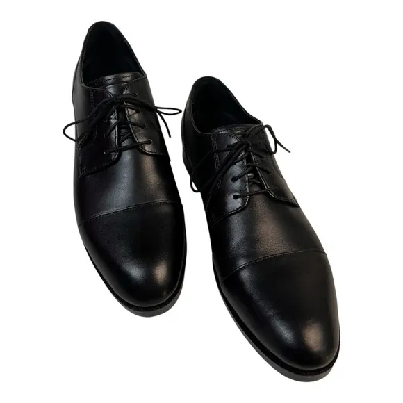 Cole Haan Henry Grand Black Leather Cap Toe Oxford Men’s Shoes 11M Dress Formal