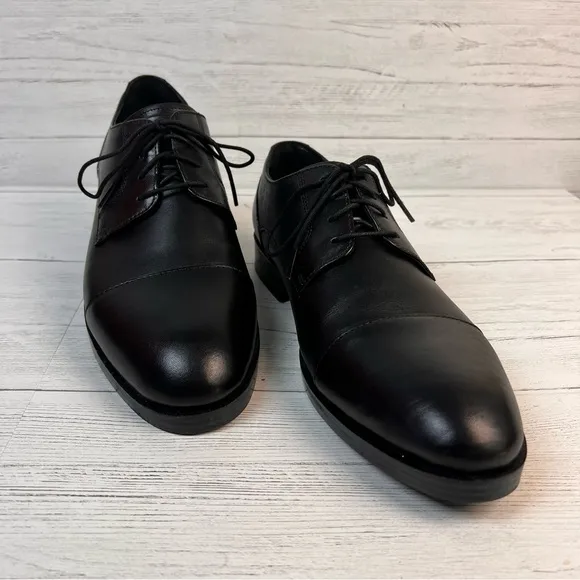 Cole Haan Henry Grand Black Leather Cap Toe Oxford Men’s Shoes 11M Dress Formal