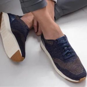 Cole Haan - men’s Grandpro Runner stitchlite low top sneakers navy/tan shoes 9‎