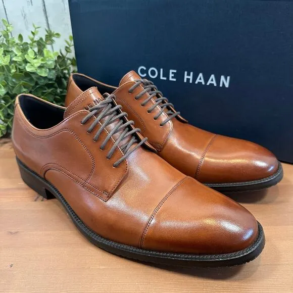 Cole Haan Men's Modern Essentials Cap Oxford Shoes C34138 Size 10.5
