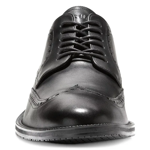 COLE HAAN Men's Modern Essentials Wing Oxford Shoes Black Waterproof Size 11.5
