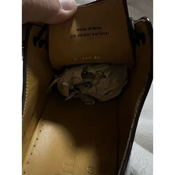 Cole Haan Men's NikeAir‎ Split-Toe Derby Mahogany Leather Dress Shoes Size 10 M