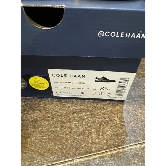 Cole Haan Men's Originalgrand Remastered Stitchlite Oxford Gray Size 8.5