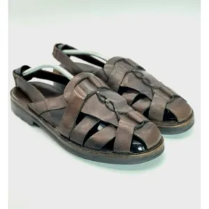 Cole Haan Mens Sandals Brown Leather Size 13M 10391