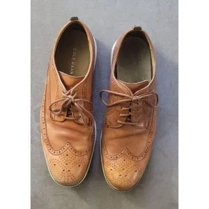 Cole Haan Men's Tan Grand.Os‎ Oxfords Sneakers Shoes Size 11 M C21133