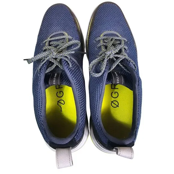 Cole Haan Mens Zerogrand Grand Atlantic Sneakers Sz 11M Navy Athletic Athleisure