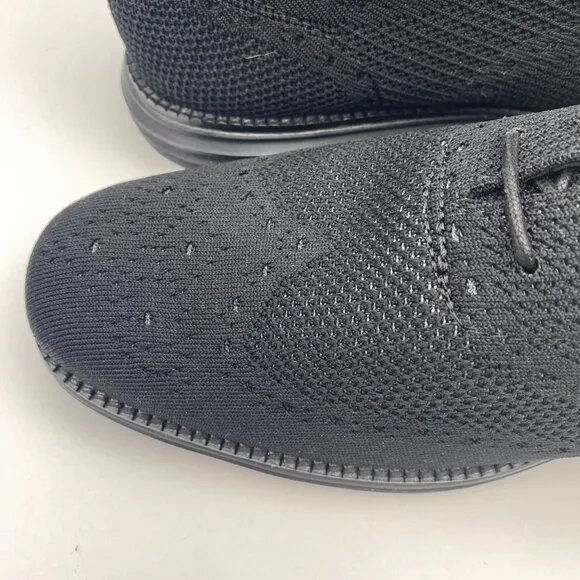 Cole Haan OriginalGrand Knit Wingtip Oxford Black Style C28443 Men's 13M