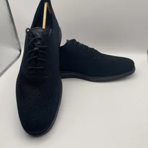 Cole Haan OriginalGrand Knit Wingtip Oxford Black Style C28443 Men's 13M