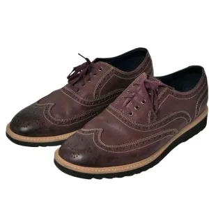 Cole Haan Sz 9M Oxblood C11823 Oxford Wingtip Brogue Shoes Lace Up Career Office