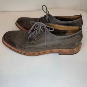 Cole Haan Todd Snyder Mens Dress Shoes 12 Leather Wingtip Brogues Gray Preppy