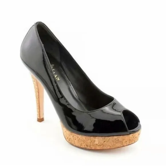 Cole Haan | Women’s black patten leather Mariela Air OT Pumps, Nike tech, sz 6B