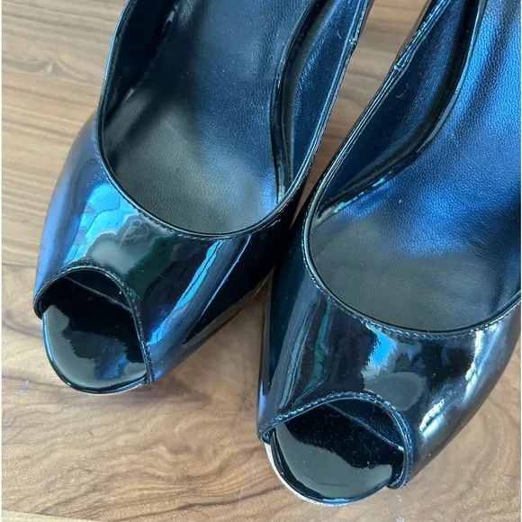 Cole Haan | Women’s black patten leather Mariela Air OT Pumps, Nike tech, sz 6B