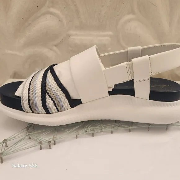 Cole Haan Zero Grand Slingback Sandals. &quot;Moonlit&quot;. NIB. Size 9