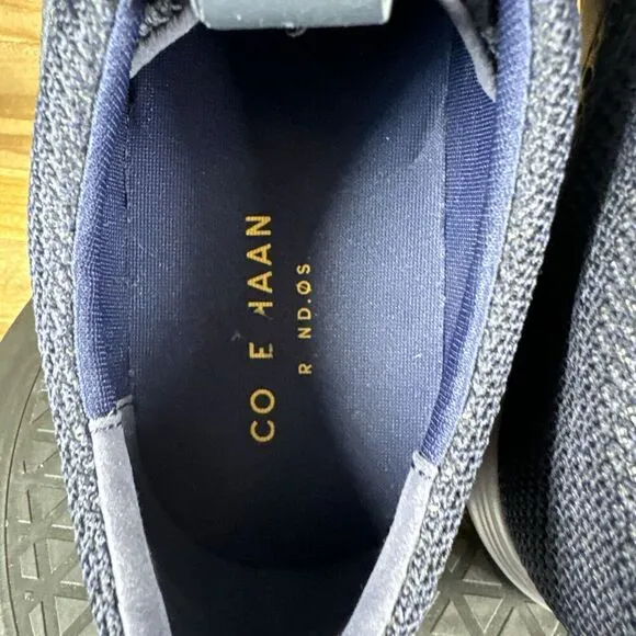 Cole Haan Zero Grand Mens Size 10.5M Blue Tour Knit OS Oxford Shoes C31344
