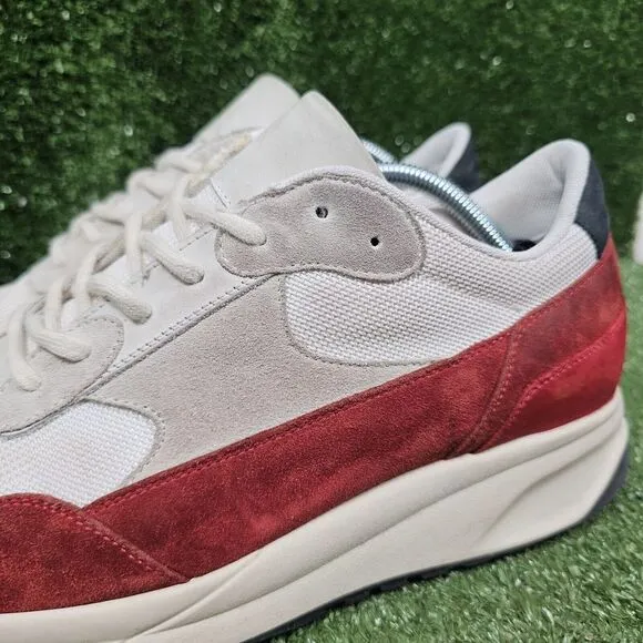 Common Projects Track Classic White Red Suede Italian‎ Sneakers EU 43 US 10