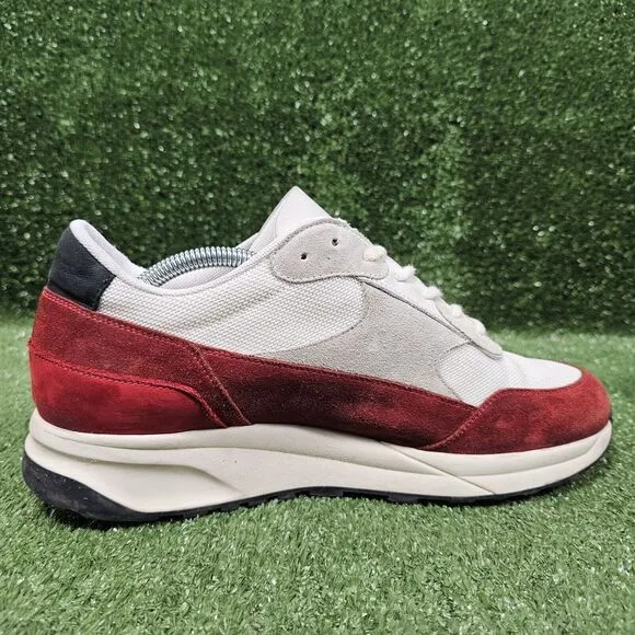 Common Projects Track Classic White Red Suede Italian‎ Sneakers EU 43 US 10