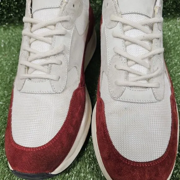 Common Projects Track Classic White Red Suede Italian‎ Sneakers EU 43 US 10