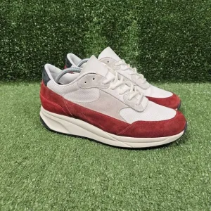 Common Projects Track Classic White Red Suede Italian‎ Sneakers EU 43 US 10