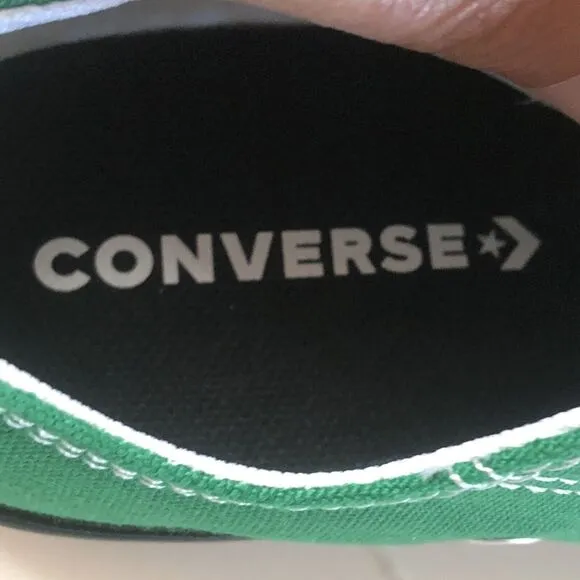 CONVERSE ALL STAR Amazon Green Canvas Low Top Sneakers Youth Size 2 - 20.5 CM