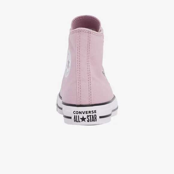 Converse Chuck Taylor All Star Hi Pink Embroidered floral Sneakers 5.5 6.5 NEW