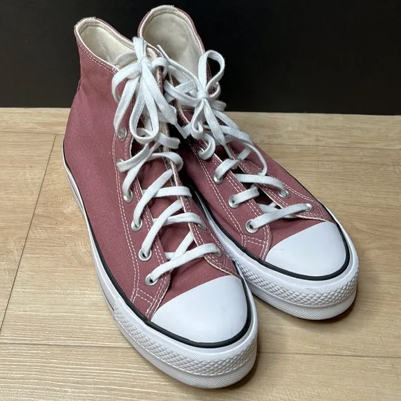 Converse Chuck Taylor All Star Lift Saddle High Top Platform Shoes, SIZE 9 US