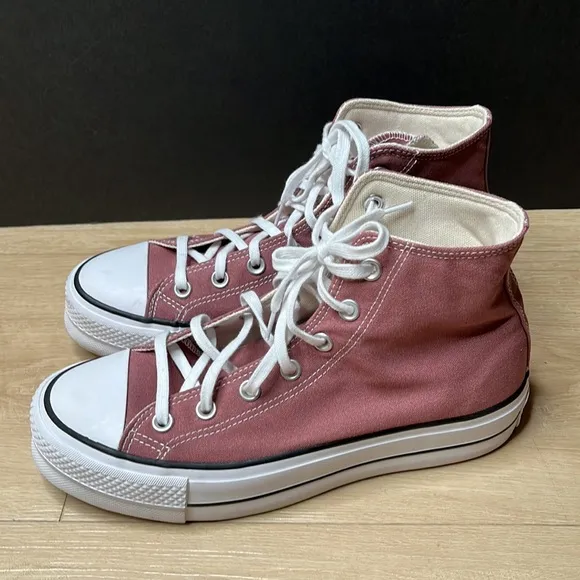 Converse Chuck Taylor All Star Lift Saddle High Top Platform Shoes, SIZE 9 US