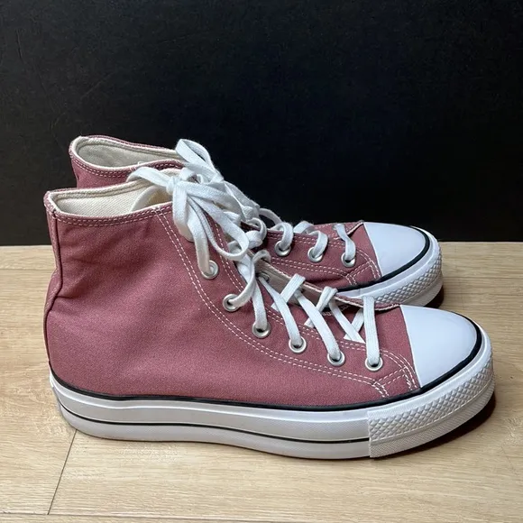 Converse Chuck Taylor All Star Lift Saddle High Top Platform Shoes, SIZE 9 US