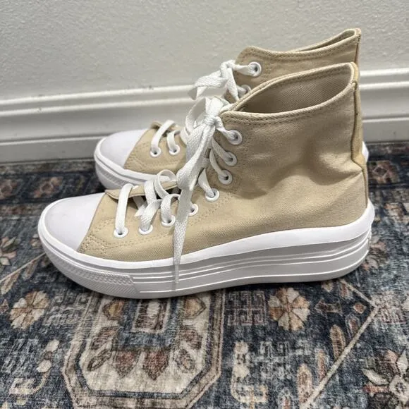 Converse Chuck Taylor All Star Move High Platform Women Shoes Sneakers 8.5 New